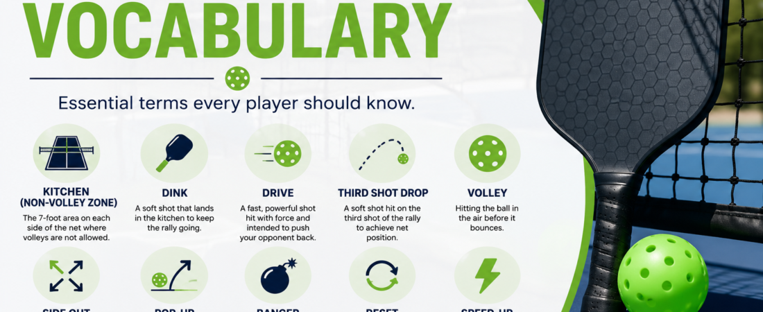 Essential Pickleball Vocabulary